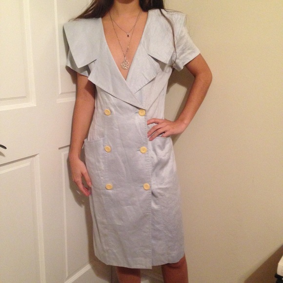 VINTAGE SAILOR DRESS - ROCKABILLY PINUP DREAM - Picture 1 of 8